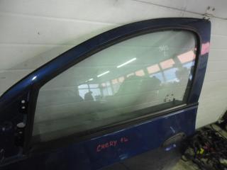 стекло двери передней левой Chery IndiS S18D 2012, 1.3 л., SQR473F, бензин, МКПП, синий, хетчбэк 5 дв.