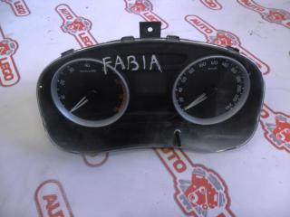 щиток приборов (приборная панель) Skoda Fabia 2 поколение (5J) [рестайлинг] 5J5 2010, 1.2 л., BZG, бензин, МКПП, голубой, хетчбэк 5 дв.