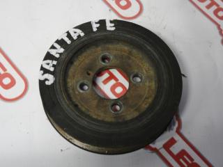 шкив коленвала Hyundai Santa Fe 1 поколение [рестайлинг] SM 2007, 2.0 л., D4EA, дизель, МКПП, серый, внедорожник 5 дв.