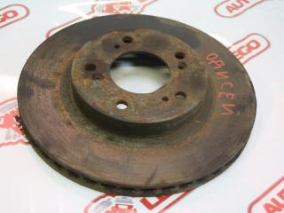 диск тормозной передний Honda Odyssey 1 поколение RA1 1997, 3.0 л., J30A, бензин, АКПП, желтый, минивэн, передний привод, правый руль