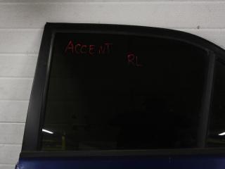 стекло двери задней левой Hyundai Accent 2 поколение (LC) 2006, G4EC, бензин, МКПП, темно-синий, седан, передний привод, 8341025000