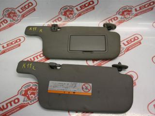 козырек солнцезащитный Nissan March K11 1997, 1.0 л., CG10DE, бензин, АКПП, белый, купе, передний привод, правый руль