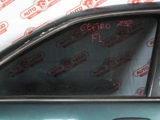 стекло двери передней левой Nissan Cefiro A32 [рестайлинг] 1997, VQ20DE, бензин, АКПП, зеленый, седан, передний привод, правый руль