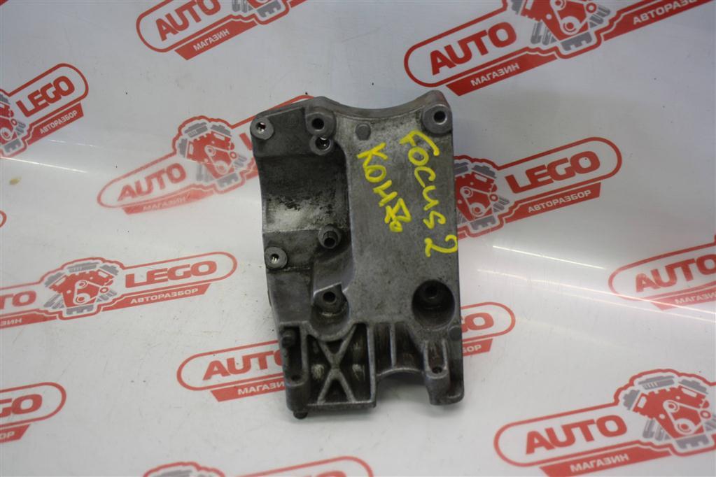 кронштейн компрессора кондиционера Ford Focus 2 поколение BK 2007, 1.6 л., SHDA, бензин, АКПП, темно-синий, седан, передний привод, 4M5Q190624 - фото №1