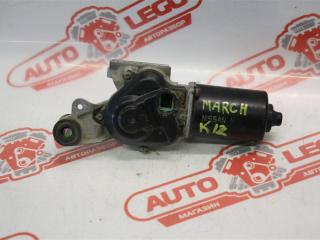 моторчик передних стеклоочистителей (дворников) Nissan March K12 AK11 2002, 1.2 л., CR12DE, бензин, АКПП, черный, хетчбэк 5 дв., передний привод, правый руль, 28810AX000