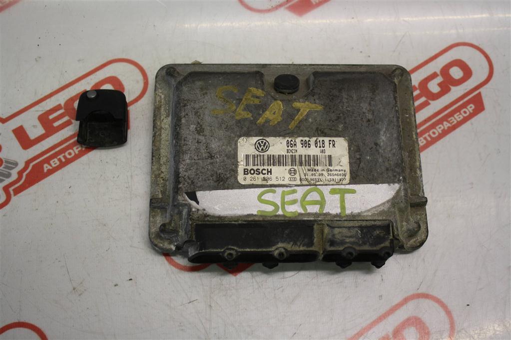 блок управления двигателем SEAT Toledo 2 поколение 1999, AGN 1.8 125л.с., бензин, МКПП, черный, седан, передний привод, 0261206512 - фото №1