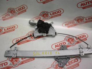 стеклоподъемник передний левый Hyundai Solaris 1 поколение 2013, 1.6 л., G4FC, бензин, АКПП, белый, седан, передний привод, 824030U010
