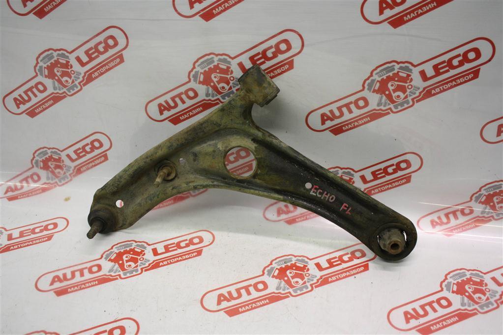 рычаг передний левый Toyota Echo 1 поколение NCP10 2001, 1.5 л., 1NZ-FE, бензин, АКПП, желтый, седан, передний привод - фото №1