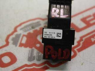 кнопка стеклоподъемника двери Volkswagen Polo 5 поколение [рестайлинг] 602 2016, 1.6 л., CWV, бензин, МКПП, белый, седан, передний привод, 6RU959855A