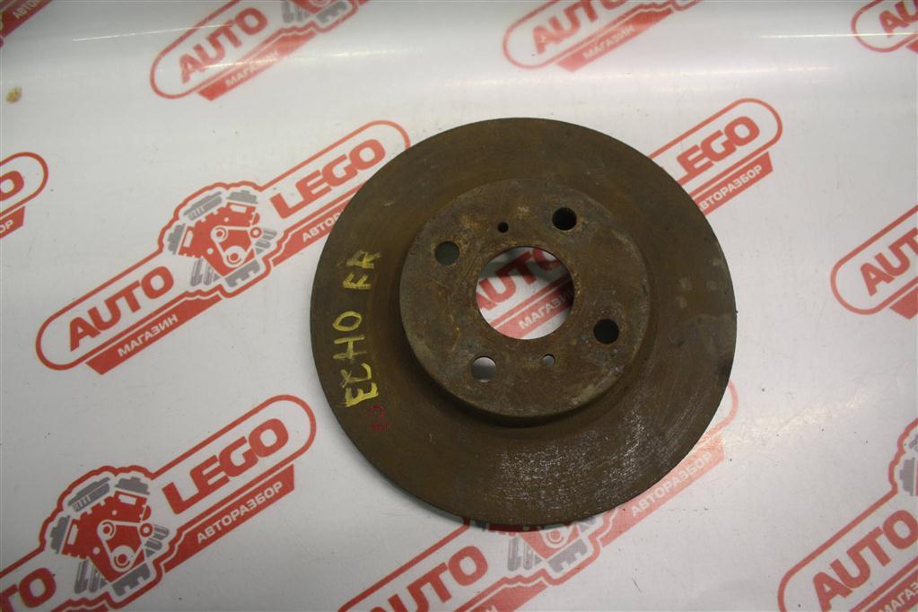 диск тормозной передний Toyota Echo 1 поколение NCP10 2001, 1.5 л., 1NZ-FE, бензин, АКПП, желтый, седан, передний привод, 4351252040 - фото №1