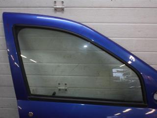 стекло двери передней правой Renault Logan 1 поколение L8 2008, 1.4 л., K7JA710 1, бензин, МКПП, синий, седан, передний привод