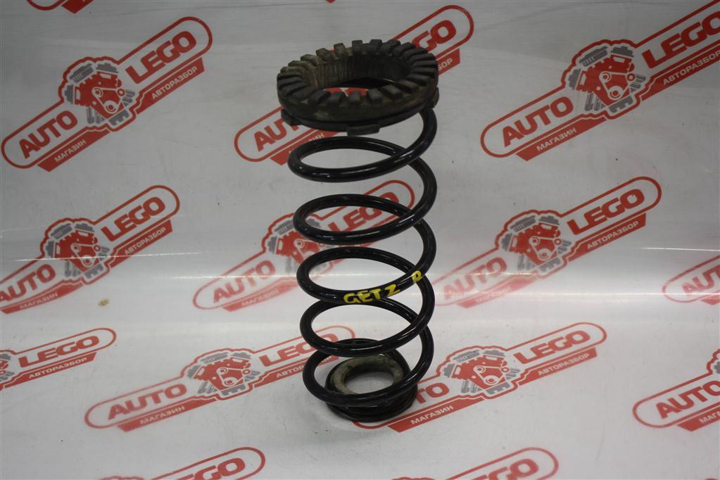 пружина задняя Hyundai Getz 1 поколение TB 2003, 1.3 л., G4EA, бензин, МКПП, красный, хетчбэк 5 дв., передний привод, 553101C200 - фото №1