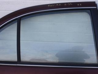 стекло двери задней правой Nissan Maxima A32 1997, 3.0 л., VQ30DE, бензин, АКПП, вишнёвый, седан, передний привод