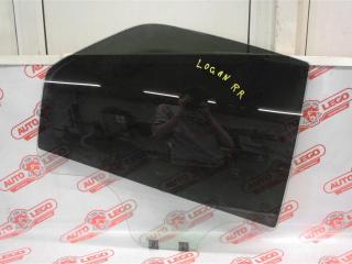 стекло двери задней правой Renault Logan 1 поколение L8 2006, 1.5 л., K7JA710, бензин, МКПП, синий, седан, передний привод