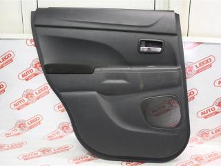 обшивка двери задняя левая Mitsubishi ASX 1 поколение GA1W 2012, 1.8 л., 4B10, бензин, вариатор, черный, внедорожник 5 дв., передний привод, 7222A619XE