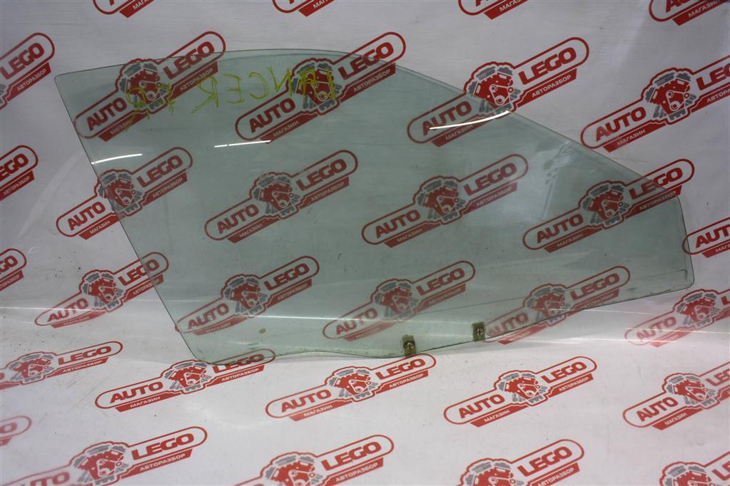 стекло двери передней правой Mitsubishi Lancer 8 поколение A171 1999, 1.6 л., бензин, АКПП, зеленый, седан, передний привод - фото №1