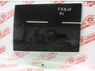 стекло двери задней левой Skoda Fabia 2 поколение (5J) [рестайлинг] 5J5 2010, 1.2 л., BZG, бензин, МКПП, голубой, хетчбэк 5 дв.