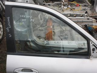 стекло двери передней правой Hyundai Santa Fe 1 поколение (SM) [рестайлинг] CM 2004, 2.7 л., G6BA, бензин, АКПП, серый, универсал, полный привод