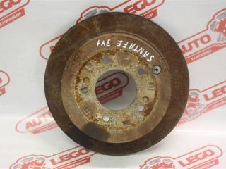 диск тормозной задний Hyundai Santa Fe 1 поколение (SM) [рестайлинг] CM 2004, 2.7 л., G6BA, бензин, АКПП, серый, универсал, полный привод, 5832926000