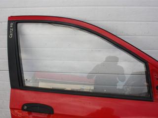 стекло двери передней правой Hyundai Getz 1 поколение TB 2003, 1.3 л., G4EA, бензин, МКПП, красный, хетчбэк 5 дв., передний привод