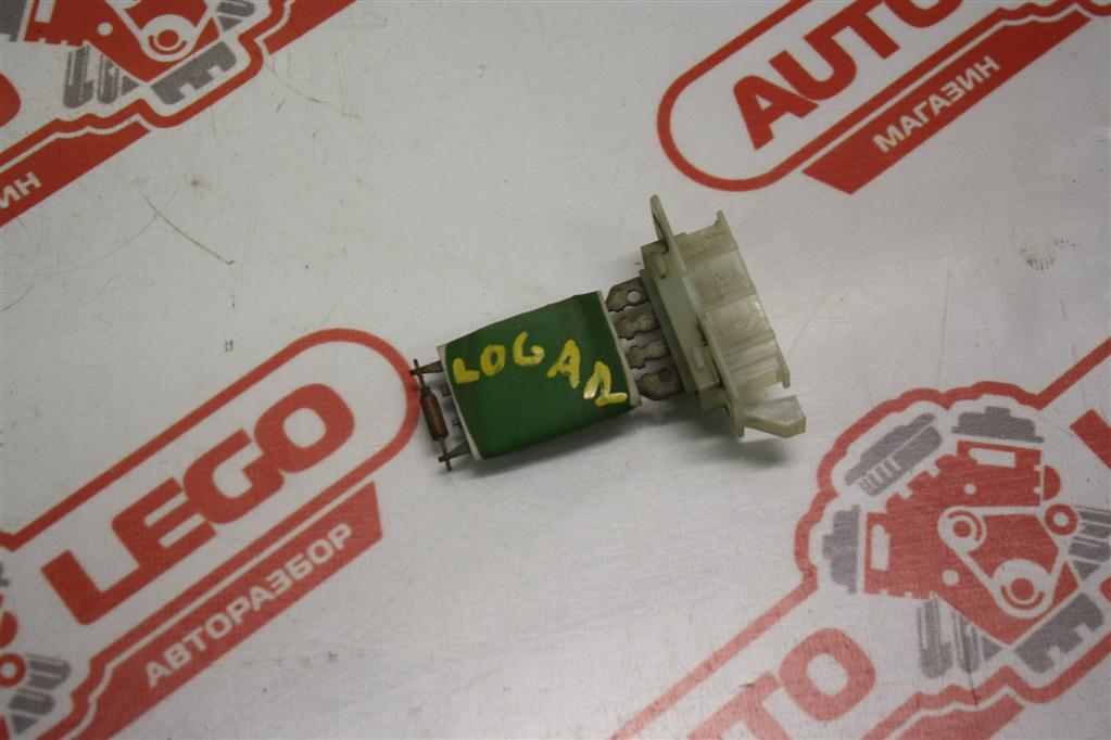 сопротивление печки Renault Logan 1 поколение L8 2008, 1.6 л., K7MF710 , бензин, МКПП, серый, седан, передний привод, 6001551674 - фото №1