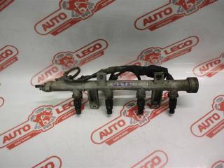 Рейка топливная (рампа) с форсунками Hyundai Getz 1 поколение TB 2003, 1.3 л., G4EA, бензин, МКПП, красный, хетчбэк 5 дв., передний привод, 3531022600