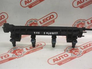 Рейка топливная (рампа) с форсунками Hyundai Sonata 4 поколение [рестайлинг] EF 2001, 2.0 л., G4JP, бензин, МКПП, серый, седан, передний привод, 3530438300, 9260930003