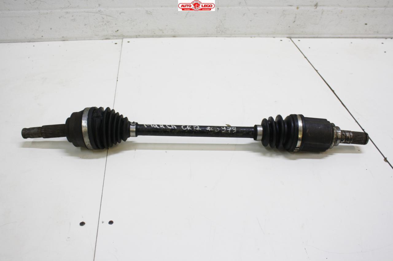 полуось передняя левая (приводной вал, ШРУС) Nissan March K12 AK12 2002, 1.2 л., CR12DE, бензин, АКПП, хетчбэк 5 дв. - фото №1