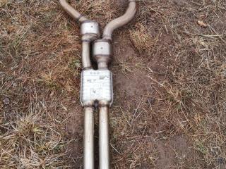 банка глушителя средняя BMW X6 G06 2022, 9487242, 8089192