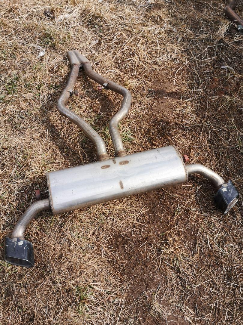 банка глушителя задняя BMW X5 F15 2017, дизель, 8576214 - фото №1