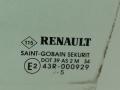 стекло двери задней левой Renault Laguna 2 поколение [рестайлинг] 2006, 1.9 л., дизель, 6МКПП, красная, хетчбэк 5 дв., передний привод, 8200000387 - фото №2
