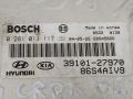 блок управления двигателем Hyundai Santa Fe 1 поколение [рестайлинг] 2005, 2.0 л., бензин, BOSCH, 0281011117, 39101-27970, 86S4AIV9, 28SA5666 - фото №3