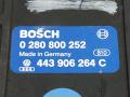 блок управления двигателем Audi 100 С3 [рестайлинг] 1989, 2.3 л., бензин, BOSCH, 443906264C, 0280800252 - фото №3