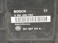 блок управления двигателем Volkswagen Passat B3 1993, 1.8 л., бензин, BOSCH, 357907311A, 0261200752 - фото №3