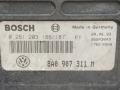 блок управления двигателем Volkswagen Golf 3 поколение 1994, 1.8 л., бензин, BOSCH, 8A0907311M, 0261203186187 - фото №3