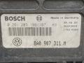 блок управления двигателем Volkswagen Vento 1 поколение 1994, 1.8 л., бензин, BOSCH, 8A0907311M, 0261203186187 - фото №3