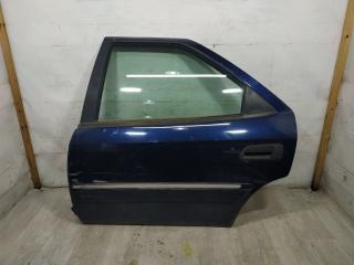 дверь задняя левая Citroen Xantia 1 поколение [рестайлинг] 2000, 2.0 л., HDi, дизель, 5МКПП, синий, хетчбэк 5 дв.