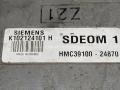 блок управления двигателем Honda Civic 8 поколение 2006, 1.5 л., бензин, SIEMENS, SDEOM1, HMC39100-24870, K102124101H - фото №3