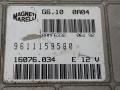 блок управления двигателем Peugeot 306 1 поколение 1994, 9611159580, 16076.034, G6.100A04 - фото №3
