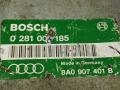 блок управления двигателем Audi 80 B4 1994, 1.9 л., дизель, 0281001185, 8A0907401B - фото №3