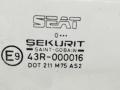 стекло двери передней правой SEAT Ibiza 1 поколение 1991, хетчбэк 5 дв. - фото №2