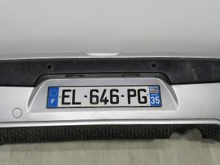 бампер задний Peugeot 1007 1 поколение 2007, 1.6 л., HDi, 9HZ (DV6TED4), дизель, МКПП, серебристый, хетчбэк 3 дв., передний привод, 7410V9