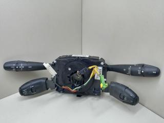 переключатель подрулевой (стрекоза) Peugeot 1007 1 поколение 2007, 1.6 л., HDi, 9HZ (DV6TED4), дизель, МКПП, серебристый, хетчбэк 3 дв., передний привод, 96630717XT
