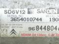 компрессор кондиционера Peugeot 1007 1 поколение 2007, 1.6 л., HDi, 9HZ (DV6TED4), дизель, МКПП, серебристый, хетчбэк 3 дв., передний привод, SD6V12, 9684480480, 3654010744 - фото №5