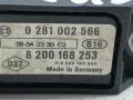 датчик абсолютного давления Nissan Micra K12 [2-й рестайлинг] K12 2008, 1.5 л., DCi, K9K, дизель, МКПП, серый, хетчбэк 5 дв., передний привод, 8200168253, 0281002566 - фото №3