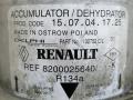 осушитель кондиционера Renault Laguna 2 поколение 2004, 1.9 л., DCi, F9Q 670, дизель, МКПП, салатовый, универсал, передний привод, DELPHI, 8200025640 - фото №3