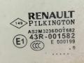 стекло двери задней левой Renault Laguna 3 поколение 2009, 1.5 л., DCi, дизель, МКПП, серый, передний привод, 823010001R - фото №2