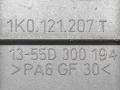 вентилятор радиатора Skoda Octavia 2 поколение (A5) 1Z 2006, 1.9 л., TDi, BJB, дизель, 5МКПП, бежевый, хетчбэк 5 дв., передний привод, 1K0121207T - фото №3