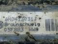 пружина передняя Volkswagen Polo 3 поколение 1996, 1.4 л., i, APQ, бензин, МКПП, зелёный, хетчбэк 5 дв., передний привод, 6N0413031J - фото №3