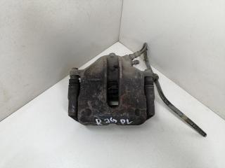 суппорт передний левый Renault Laguna 1 поколение 1998, 1.6 л., i, K4M 720, бензин, МКПП, зелёный, хетчбэк 5 дв., передний привод